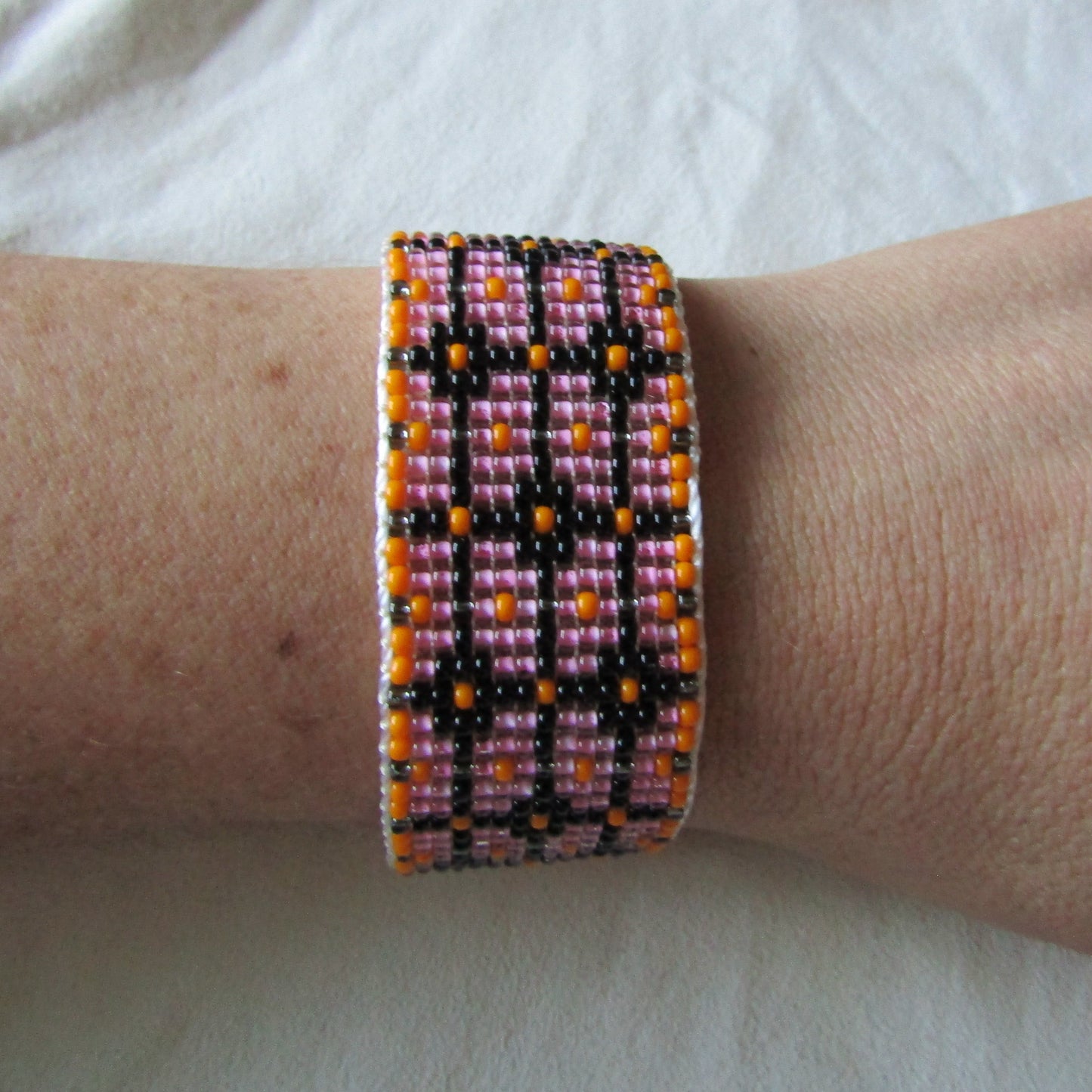Pulsera Flor Negra