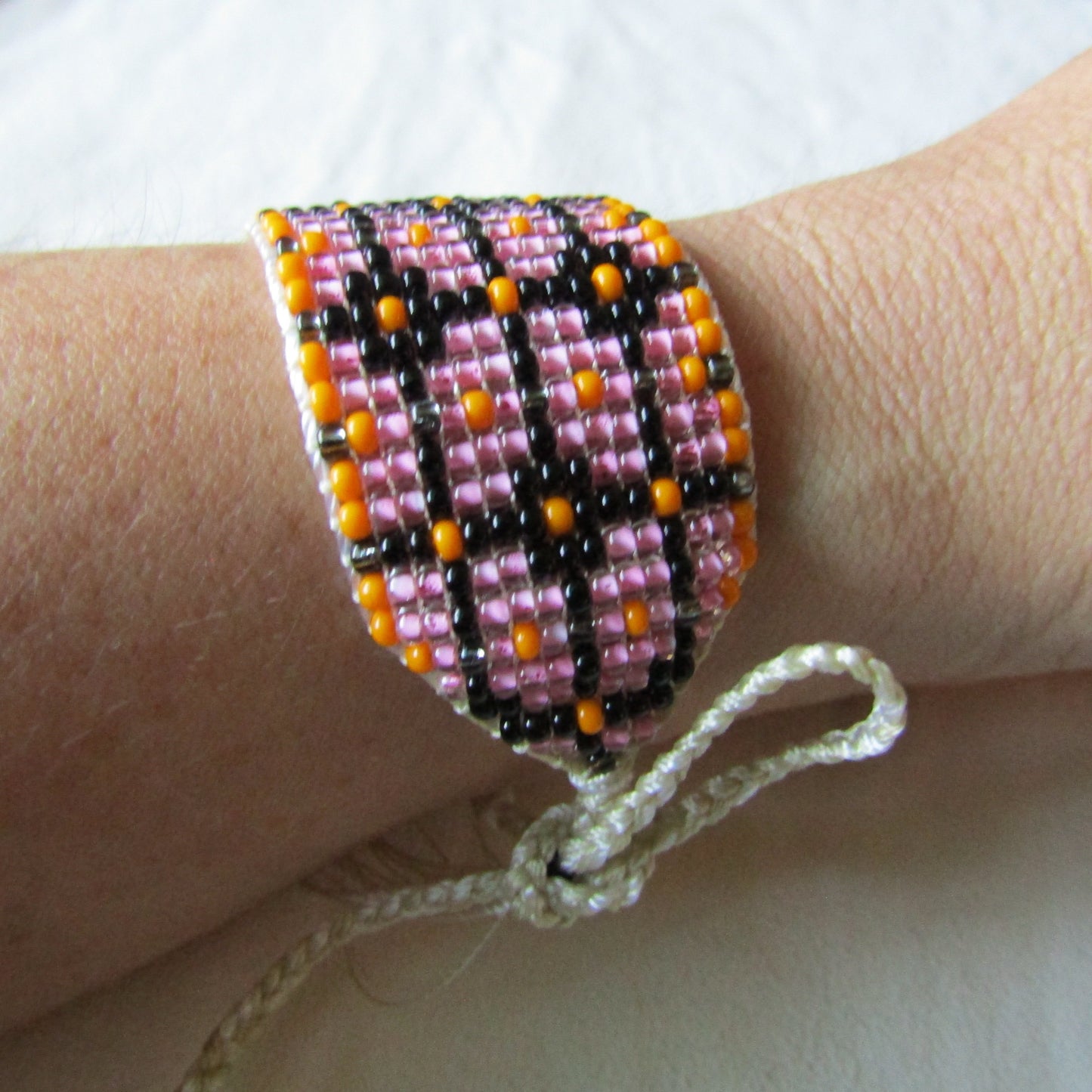 Pulsera Flor Negra