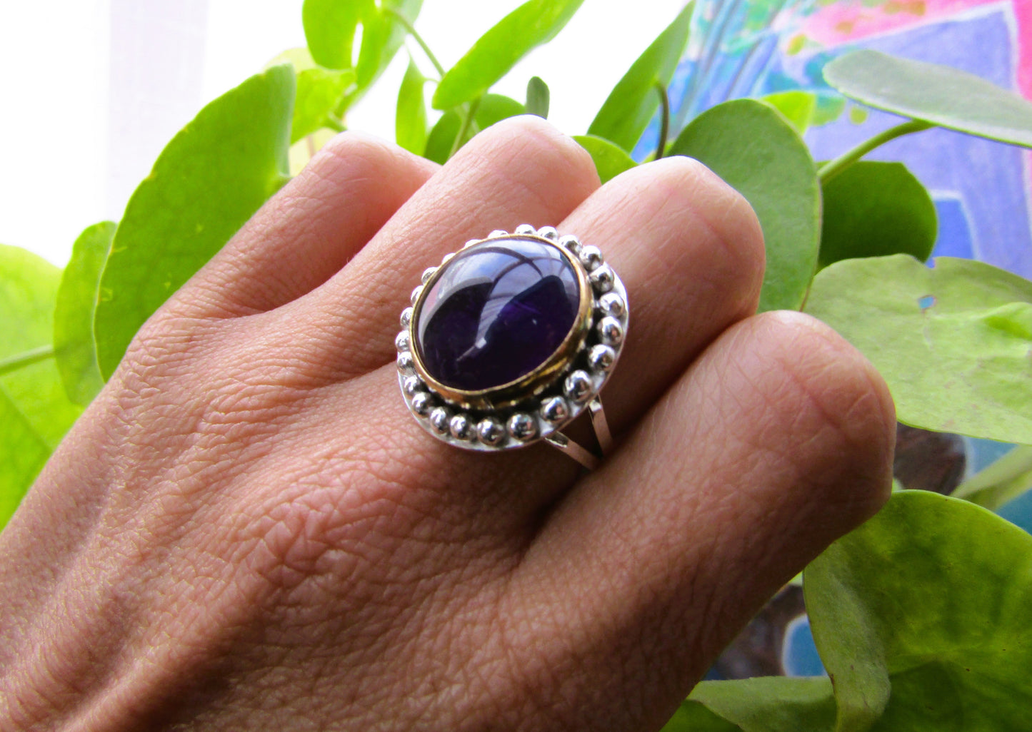 Anillo Amatista