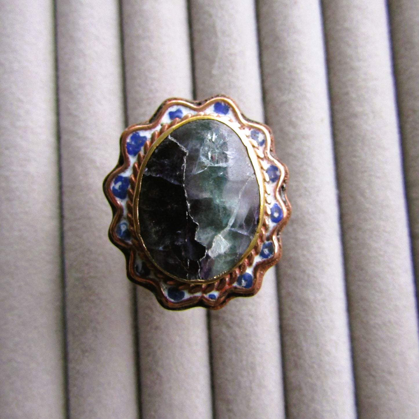 Anillo Fluorita