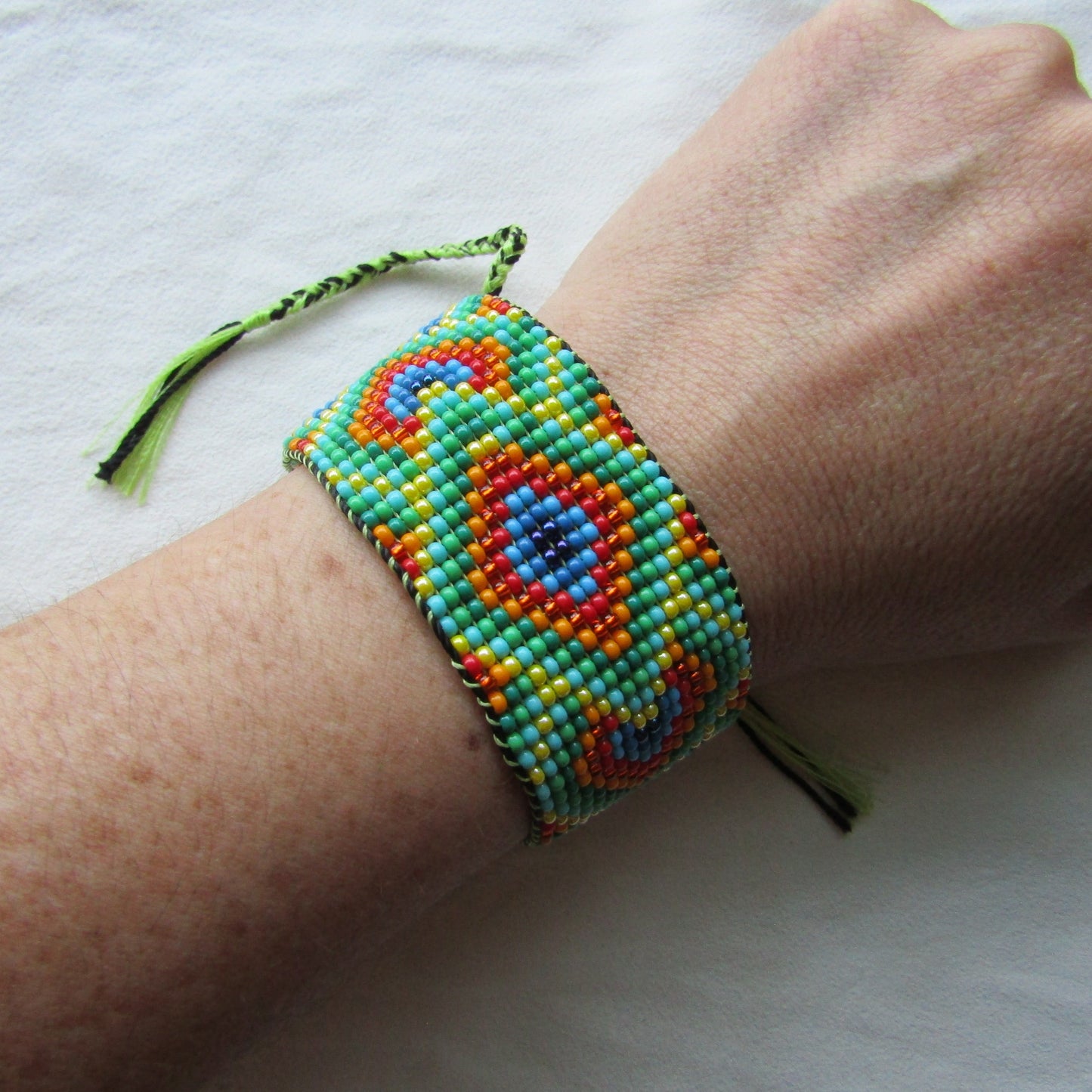 Pulsera Geometría Tribal