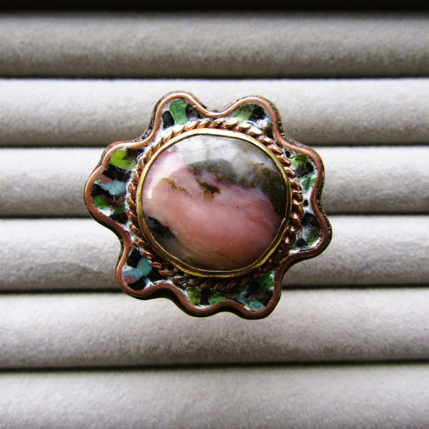 Anillo Ópalo Rosado