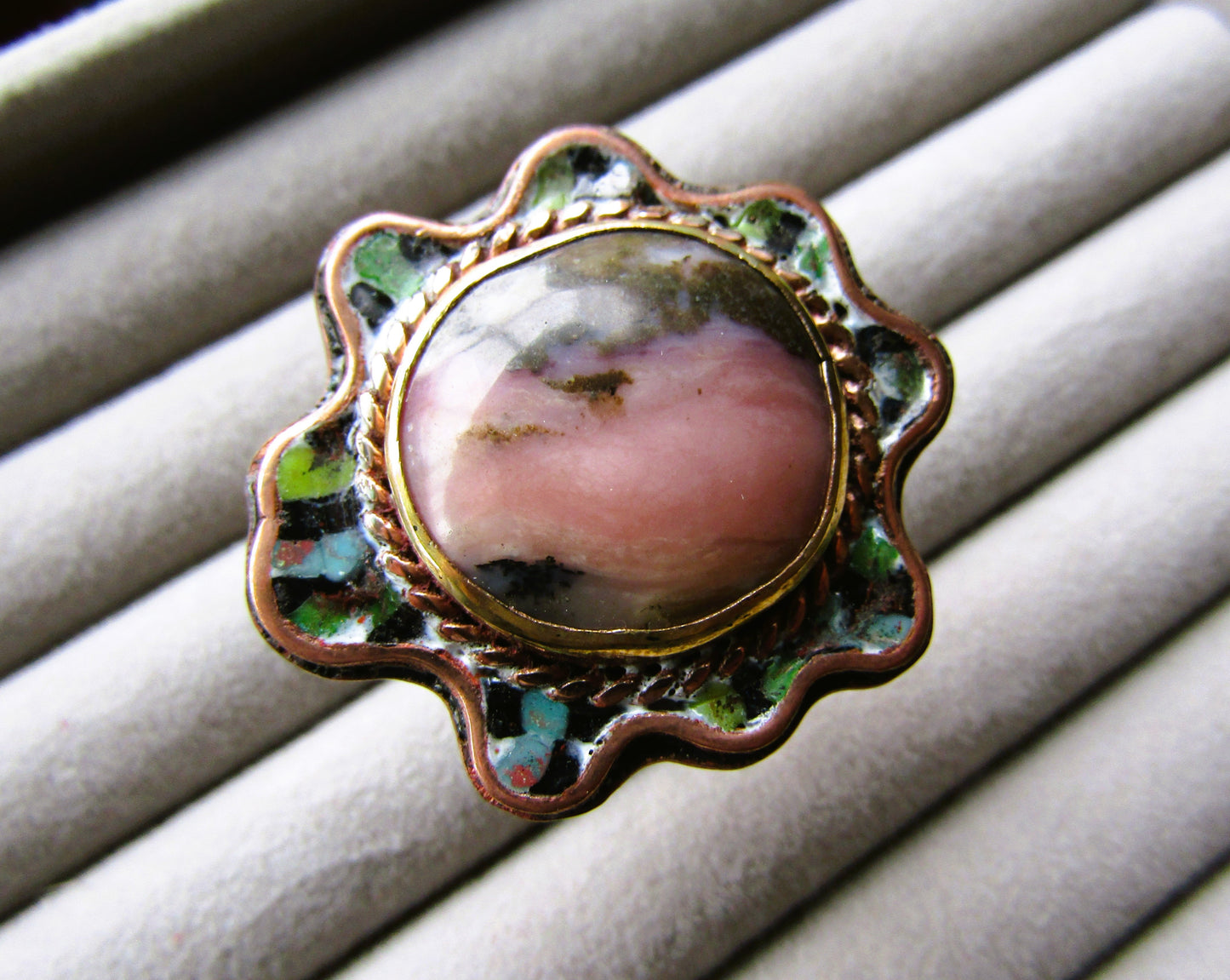 Anillo Ópalo Rosado