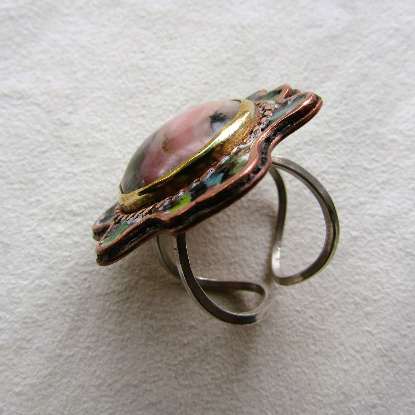Anillo Ópalo Rosado