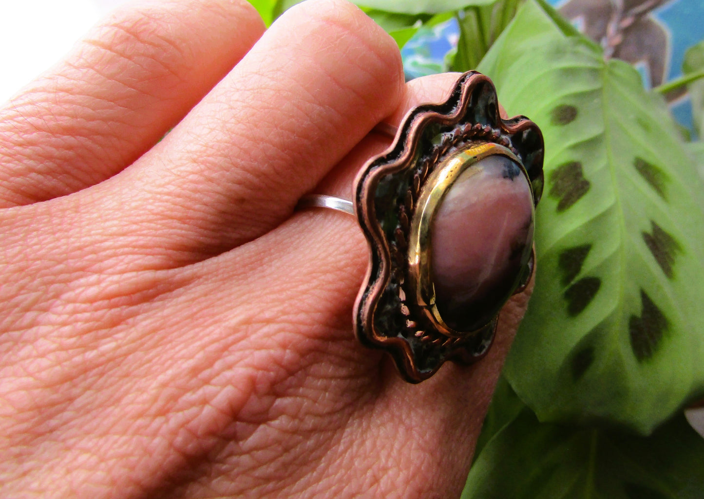 Anillo Ópalo Rosado