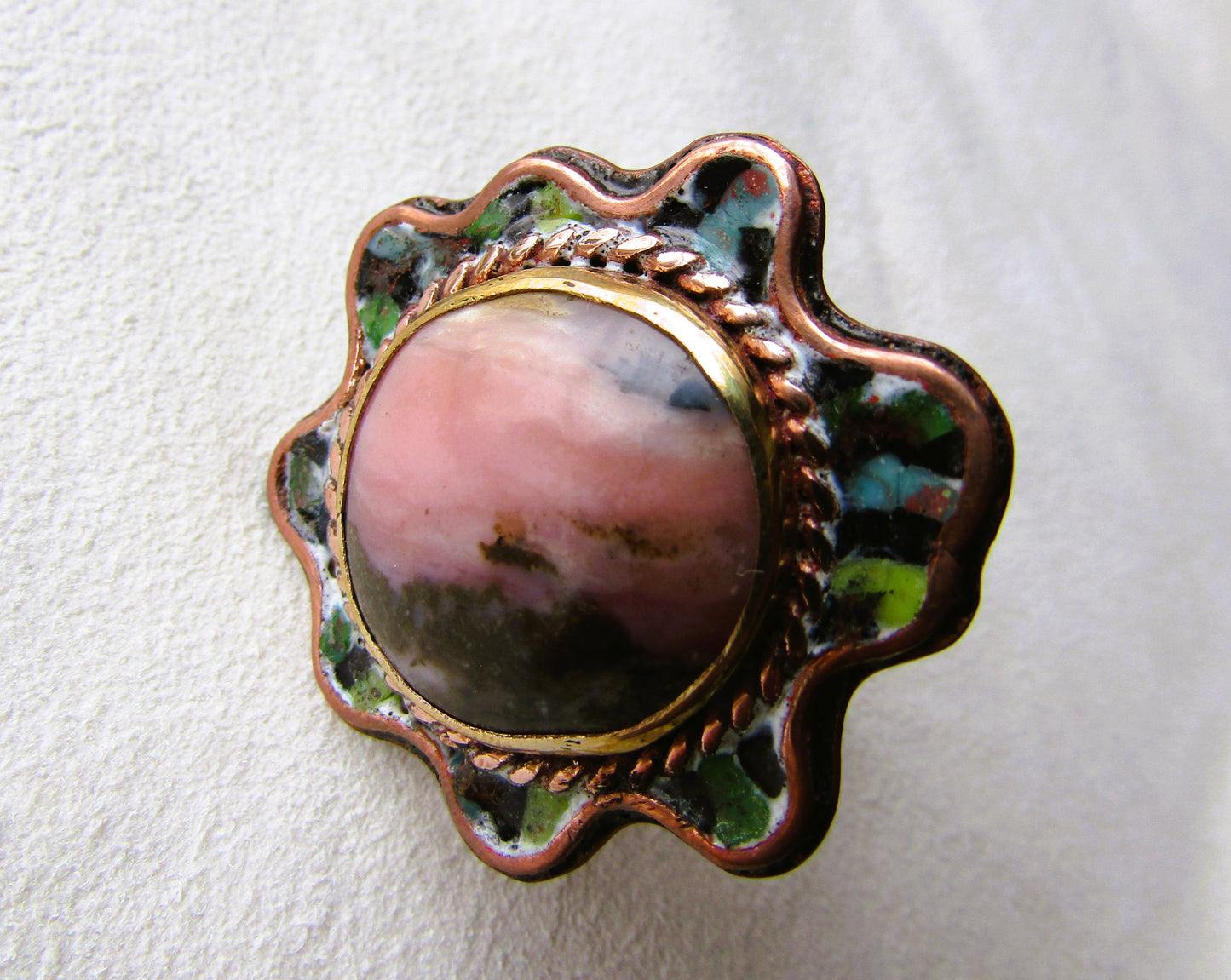 Anillo Ópalo Rosado
